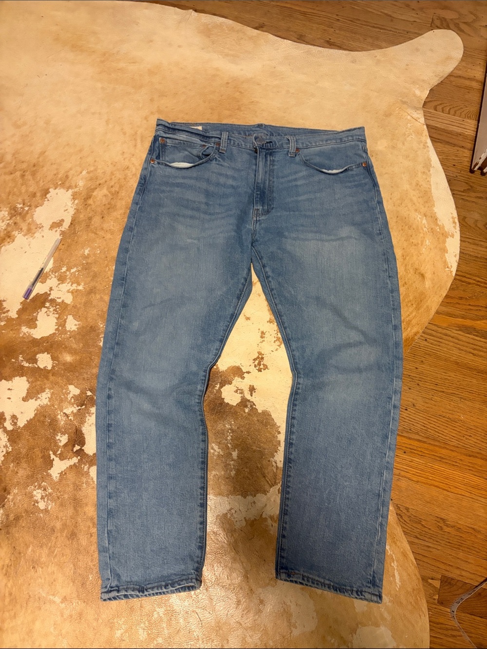Men's Levi’s 512 Classic Straight Jeans in Light Blue size 36